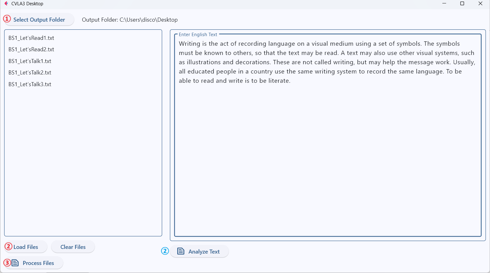 CVLA3 Desktop